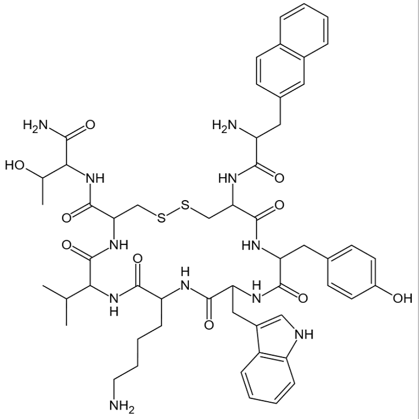 醋酸蘭瑞肽，Lanreotide Acetate，127984-74-1