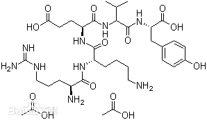 醋酸脾臟五肽化學結構式